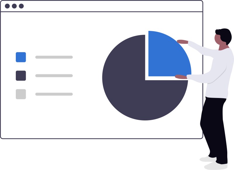 CRM and data operations illustration