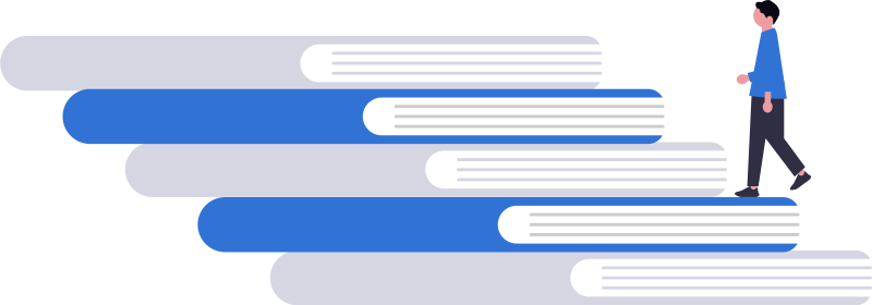 Sales training and playbooks illustration